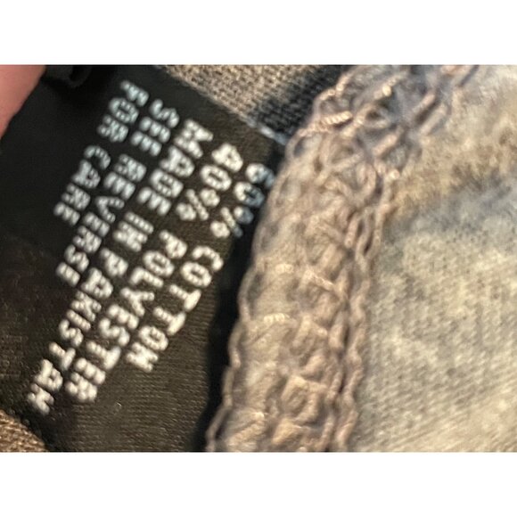 Alpha Mens Raglan Henley T-Shirt Small Gray & Black - Picture 4 of 9